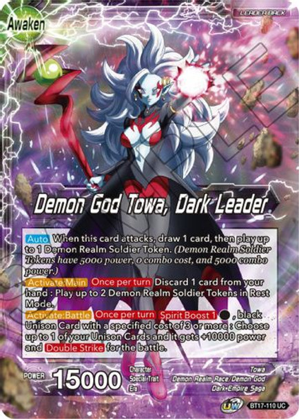 BT17-110UC Towa // Demon God Towa, Dark Leader