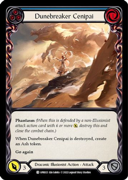 FAB07 UPR-023C Dunebreaker Cenipai (Blue) (Rainbow Foil) (1st ed)