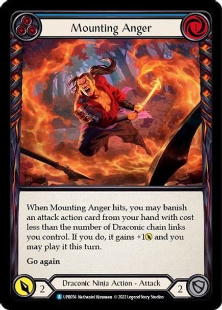 FAB07 UPR-056R Mounting Anger (Blue) (Rainbow Foil) (1st ed)