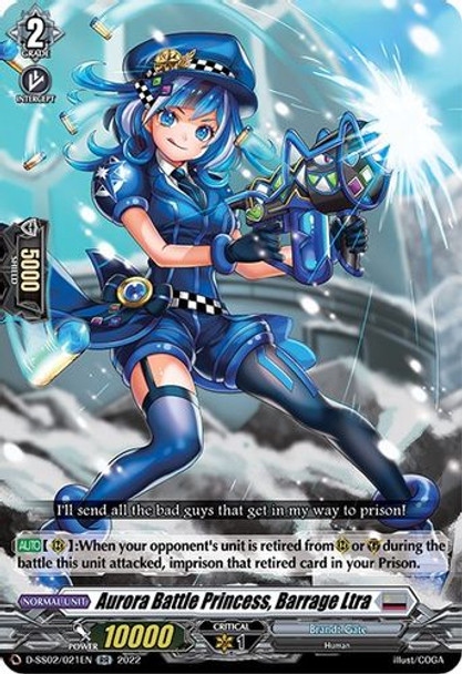 D-SS02/021EN RR Aurora Battle Princess, Barrage Ltra