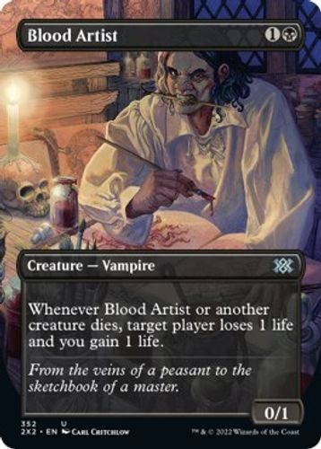 2X2-352U Blood Artist (Borderless) (Foil)