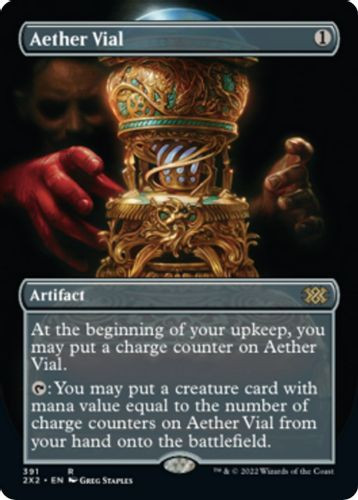 2X2-391R Aether Vial (Borderless) (Foil)