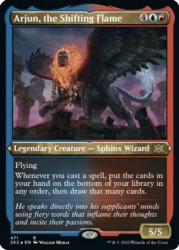 2X2-471R Arjun, the Shifting Flame (Etched-Foil)