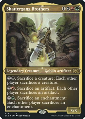 2X2-538R Shattergang Brothers (Etched-Foil)