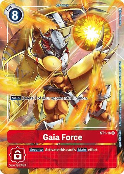 ST01-16U Gaia Force (Tamer's Evolution Box) (Foil)