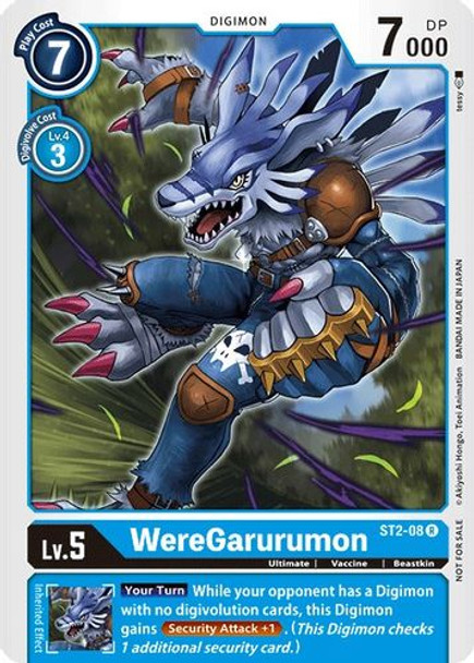 ST02-08R WereGarurumon (Tamer Party Vol. 2 Promo)