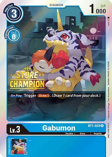 BT01-029R Gabumon (Store Champion) (Foil)