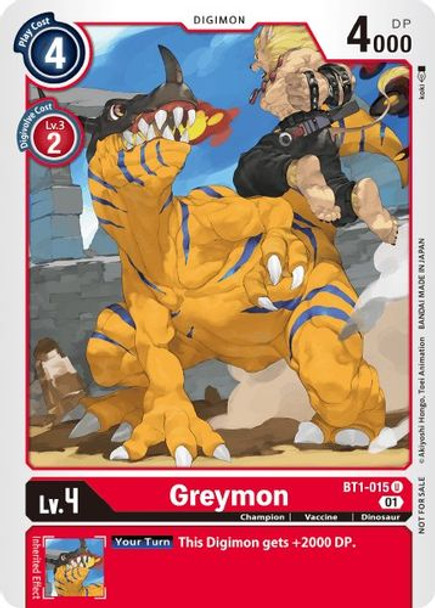 BT01-015U Greymon (Tamer Party Vol. 3 Promo)