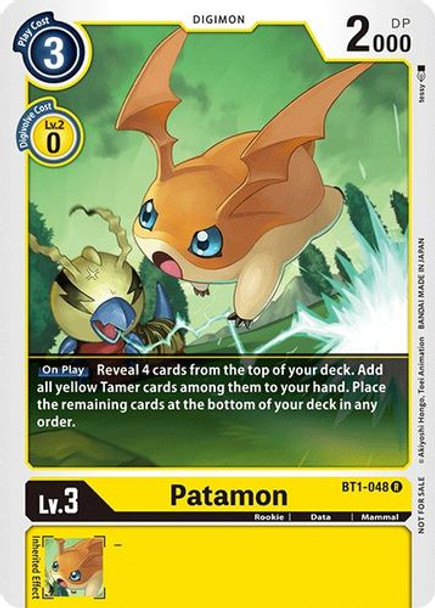 BT01-048R Patamon (Official Tournament Pack Vol.3)