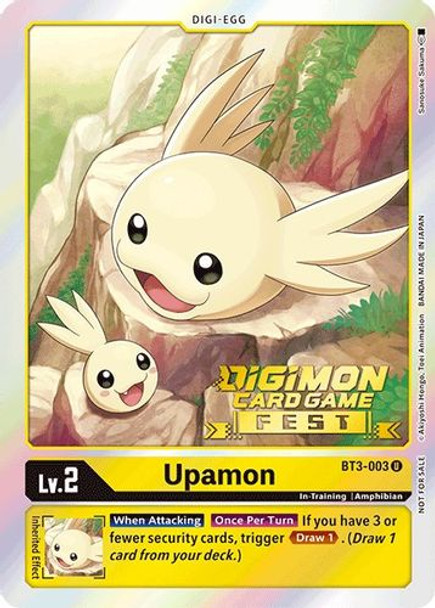 BT03-003U Upamon (Digimon Card Game Fest 2022) (Foil)