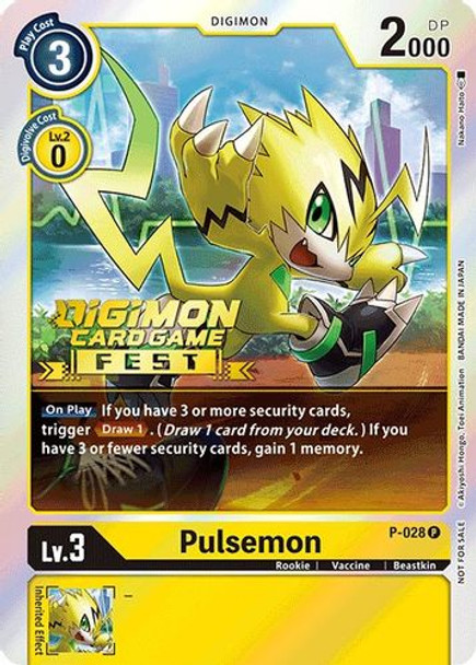 P-028P Pulsemon (Digimon Card Game Fest 2022) (Foil)