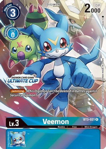 BT03-021R Veemon (April Ultimate Cup 2022) (Foil)