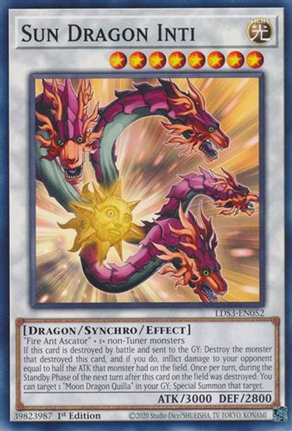 LDS3-EN052 Sun Dragon Inti (Common) <1st>