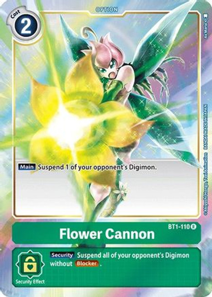 BT01-110R Flower Cannon (Alternate Art) (Foil)