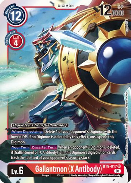 BT09-017SR Gallantmon (X Antibody) (Foil)