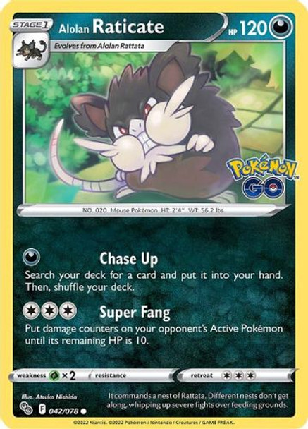 SWSH10A-042/078C Alolan Raticate