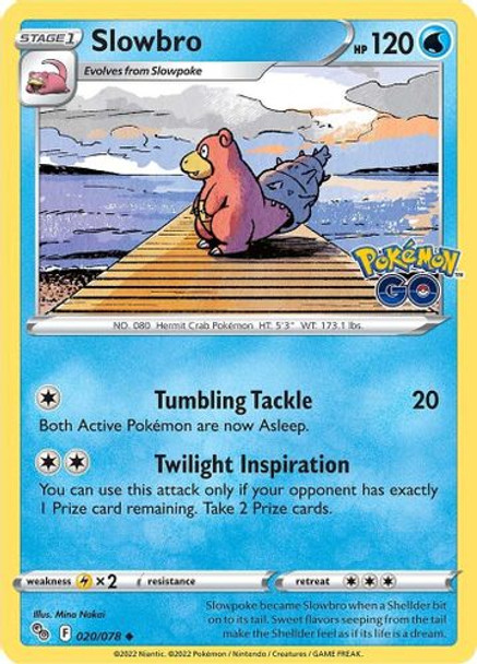 [SWSH10b][PGO-020/078UC] Slowbro (Reverse Holo)