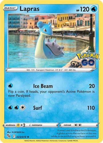[SWSH10b][PGO-023/078HR] Lapras (Reverse Holo)