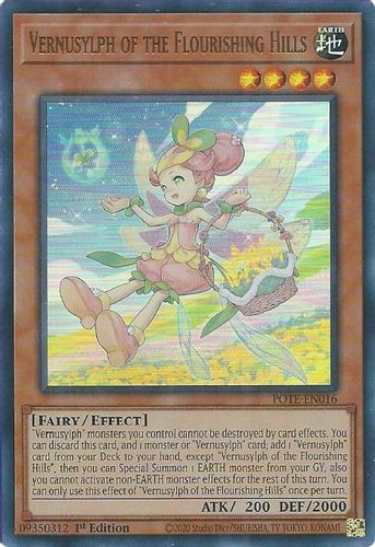 POTE-EN016 Vernusylph of the Flourishing Hills (Ultra Rare) <1st>