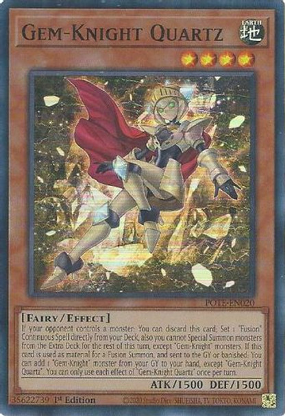 POTE-EN020 Gem-Knight Quartz (Super Rare) <1st>