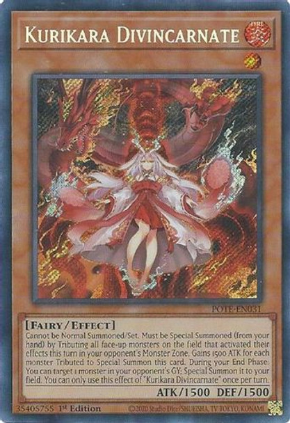 POTE-EN031 Kurikara Divincarnate (Secret Rare) <1st>