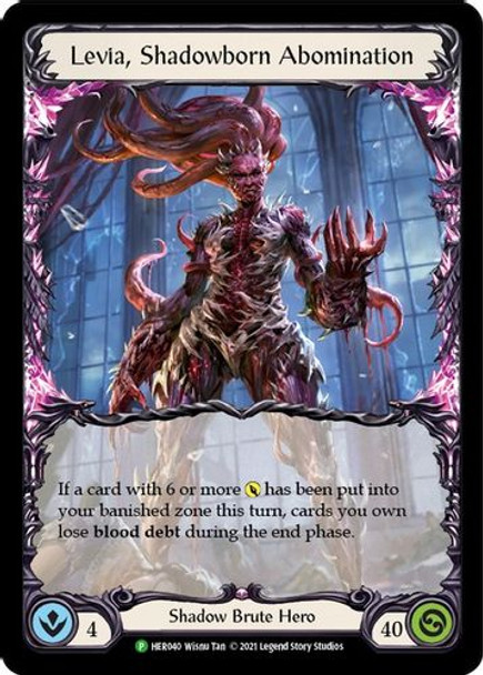 FAB- 1st HER040P Levia, Shadowborn Abomination (Rainbow Foil)