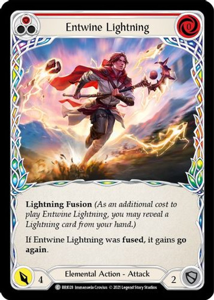 FAB-BRI-028C Entwine Lightning (Red)