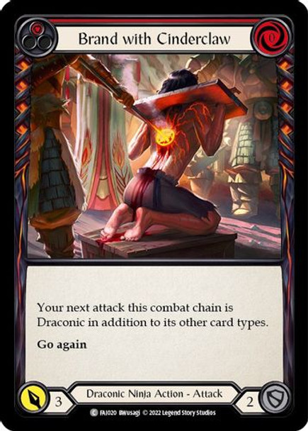 FAB-FAI-020C Brand with Cinderclaw (Red)