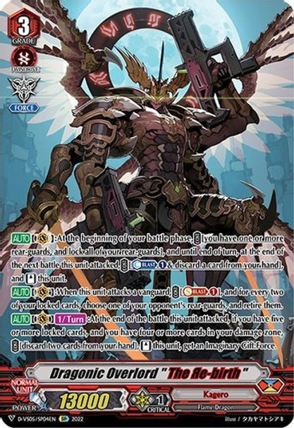 D-VS05/SP04EN Dragonic Overlord "The Re-birth" (SP)
