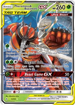SM10-UNB-001/214UR Pheromosa & Buzzwole GX (Holo)