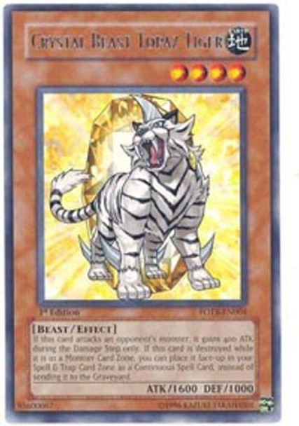 FOTB-EN004 Crystal Beast Topaz Tiger (Rare) <Unl>