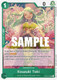 OP02-031UC Kouzuki Toki (Prerelease Stamp)