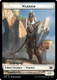 MOCTOK-10//43 Warrior // Emblem - Elspeth, Sun's Champion Double-sided Token