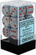 CHX 25700 Speckled Air 16mm d6 Dice Block (12 dice)