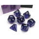 CHX 23077 Translucent Polyhedral Purple/White 7-Die Set