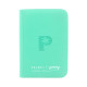 Palms Off Gaming - 4 Pocket Zip Trading Card Binder (Turquoise)