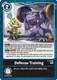 P-107P Defense Training (Blast Ace Box Topper) (Foil)