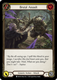 FAB03 CRU-193C Brutal Assault (Yellow) Rainbow Foil (Unl ed)