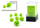 CHX 20430 Vortex Mini Bright Green/Black 7-Die Set