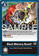 [P-039](SR) Black Memory Boost! (AD01 Reprint) (Foil)