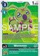 [P-118](P) Wormmon (AD01 Reprint) (Foil)