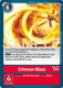 [BT08-097](U) Crimson Blaze (AD01 Reprint) (Foil)