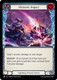 [FAB20 1st][OMN-120](C) Meteoric Impact (Blue) (Rainbow Foil)