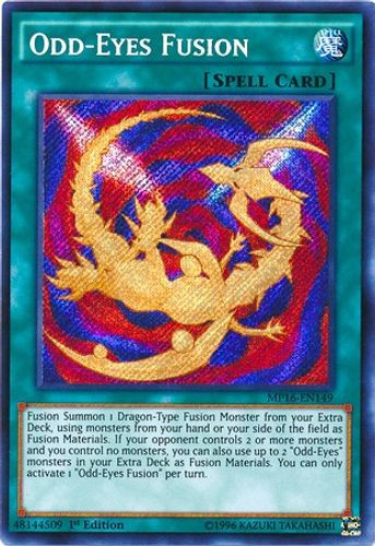 Yu-Gi-Oh! Odd-Eyes Vortex Dragon – MP16-EN139 – Mega Pack 2016 – 1st Edition – Secret Rare