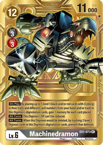 EX01-073SEC Machinedramon (Gold Reprint) (Foil)