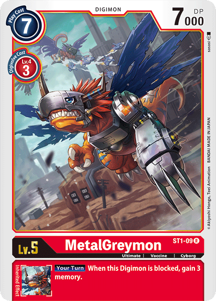ST01-09R MetalGreymon - Grand J Games