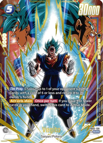 FB02-139](SCR) Vegito (1-Star Alternate Art) (Foil) - Grand J Games