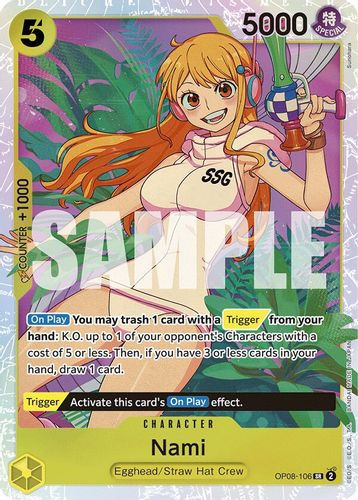 OP08-106](SR) Nami (Foil) - Grand J Games