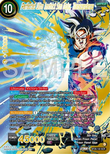 ultra instinct goku dragon ball super card game Son Goku, the Unstoppable (DB1-021) [Theme Selection: H This is of the SPR rarity. SD11-01 ST Son Goku //