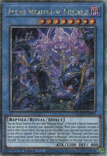SUDA-EN092] Ame no Murakumo no Mitsurugi (Quarter Century Secret Rare)<1st>  - Grand J Games